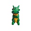 Incense Burner Smoking Dragon Green 11cm