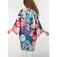 Kimono - Cupro Malini Silver Multi Floral