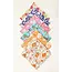 Napkin - Floral Block Print