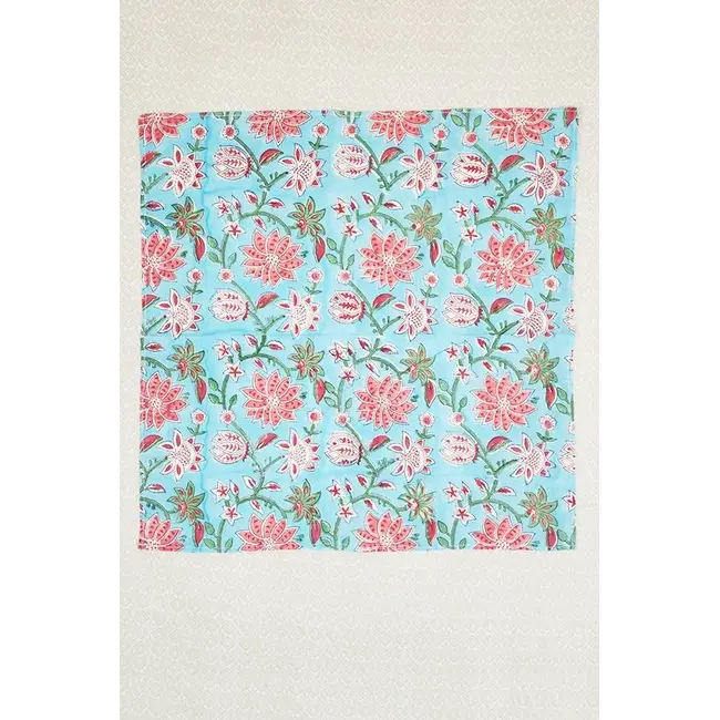 Napkin - Floral Block Print