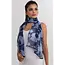 Scarf - Cupro Sahila Navy Paisley