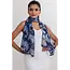 Scarf - Cupro Sahila Navy Paisley