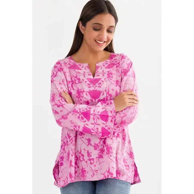 Tunic - Devani Pink Lotus