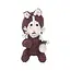 Hand Knit Plush Toy - Rascal-style Cat