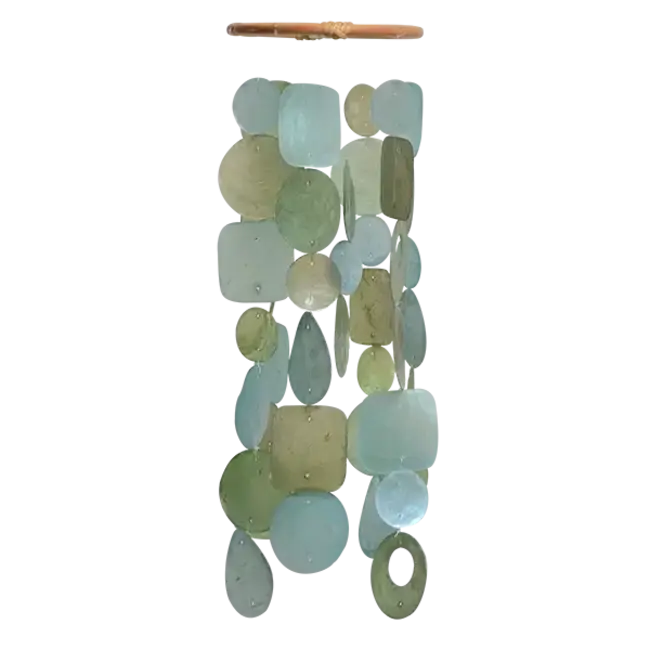 Capiz Chime - Tide Pool Teal