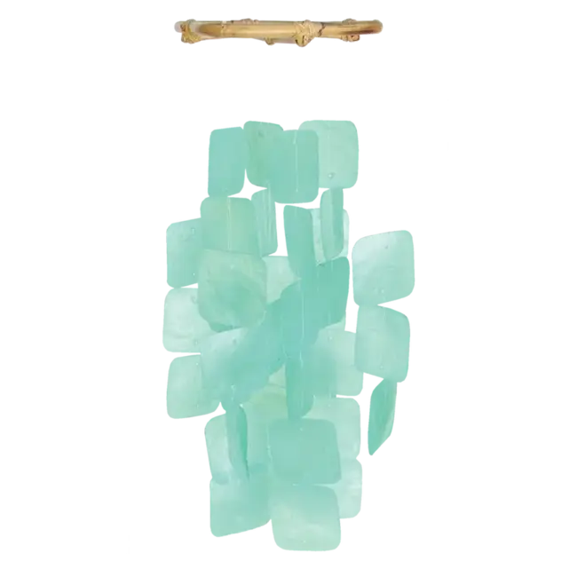 Capiz Chime - Turquoise