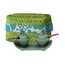 Ceramic Salt & Pepper Box Set - Celadon Frog