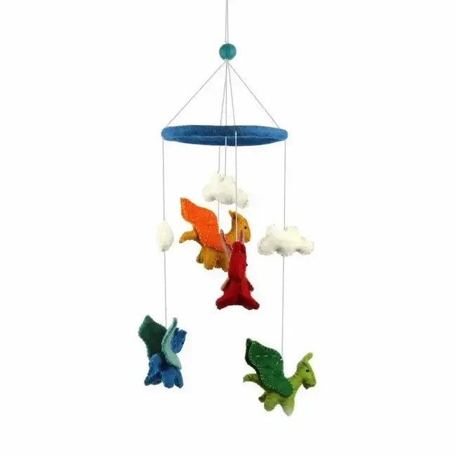 Mobile - Felt Dragons