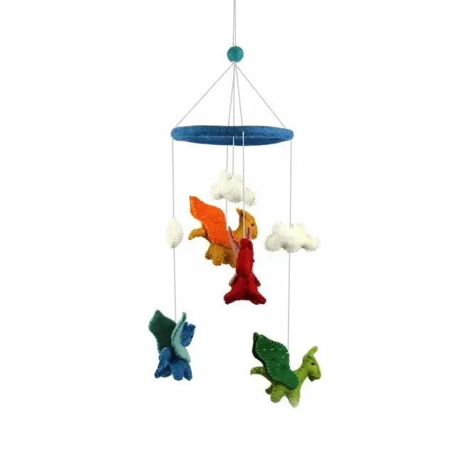 Mobile - Felt Dragons
