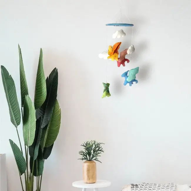 Mobile - Felt Dragons