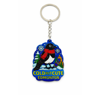 Colombia Keychain - Cold But Cute Magpie