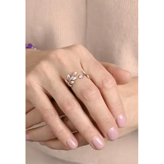 Hope Grows Ring in Lavender