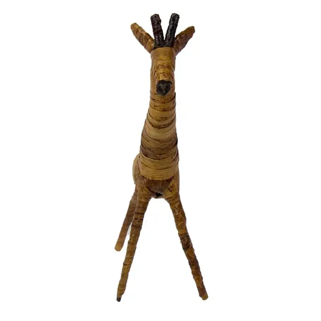 Sculpture - Large Banana Fiber Giraffe