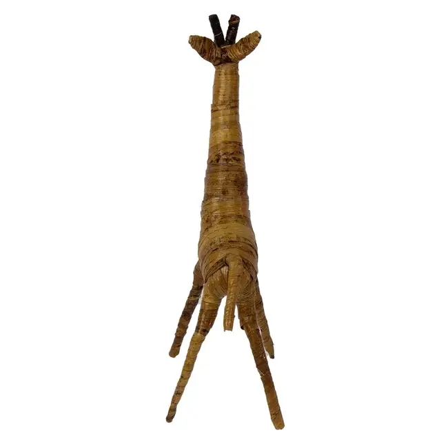 Sculpture - Large Banana Fiber Giraffe