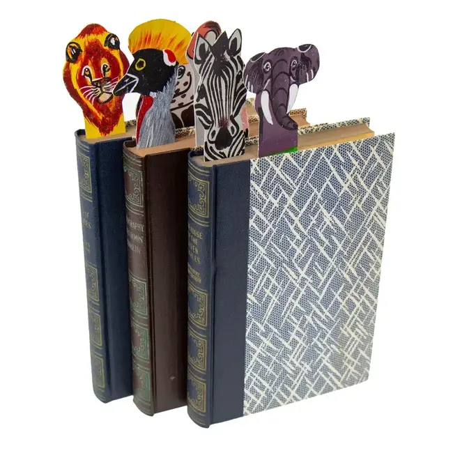 Leather Bookmark - Animal Design