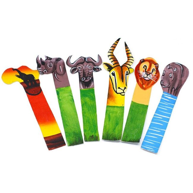 Leather Bookmark - Animal Design