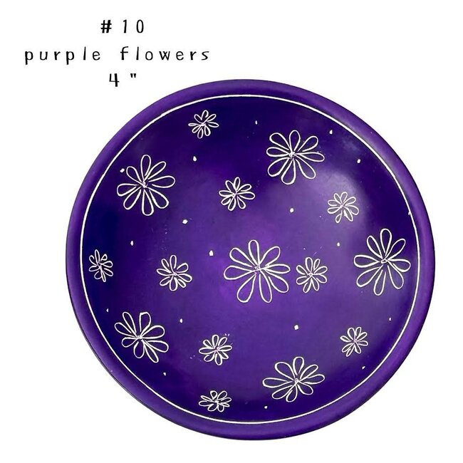 Soapstone Trinket Dish 4"