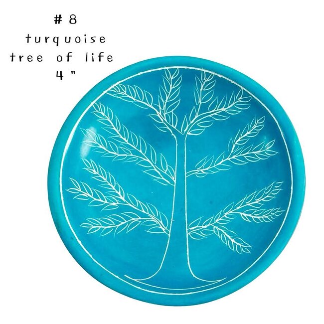 Soapstone Trinket Dish 4"