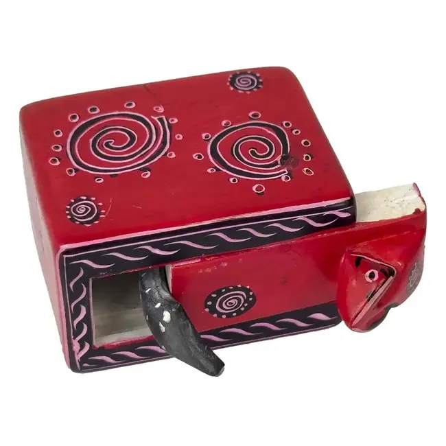 Pop Up Soapstone  Snake & Frog Game