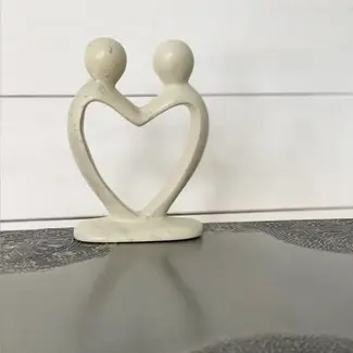 Kenya Sculpture  - Soapstone Lover's Heart