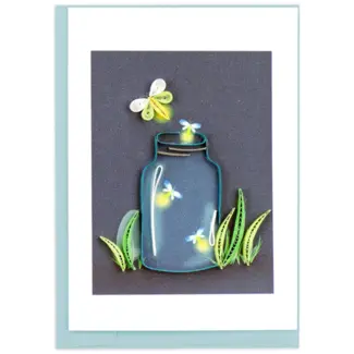 Vietnam Quilling Card Mini - Fireflies