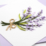 Quilling Card - Lavender Bunch
