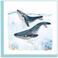 Quilling Card - Humpback Whales