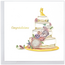 Quilling Card - Floral Wedding Cake