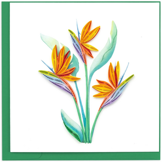 Vietnam Quilling Card - Bird of Paradise