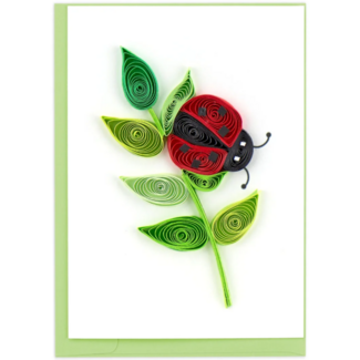 Vietnam Quilling Card Mini - Ladybug