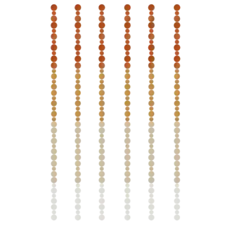 Indonesia Capiz Chime - Ombre Spice Strand