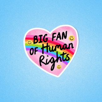 Canada Sticker - Big Fan of Human Rights