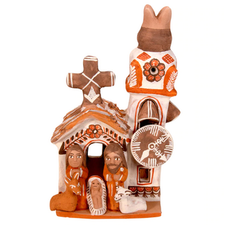 Peru CLEARANCE Ceramic Church Nativity