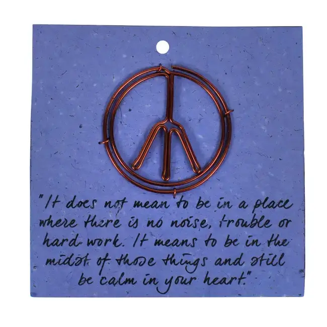 Copper Wire Bookmark