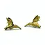 Earrings - Hummingbird Brass Studs