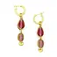 Earrings - Gold-Plated Brass Sherbet