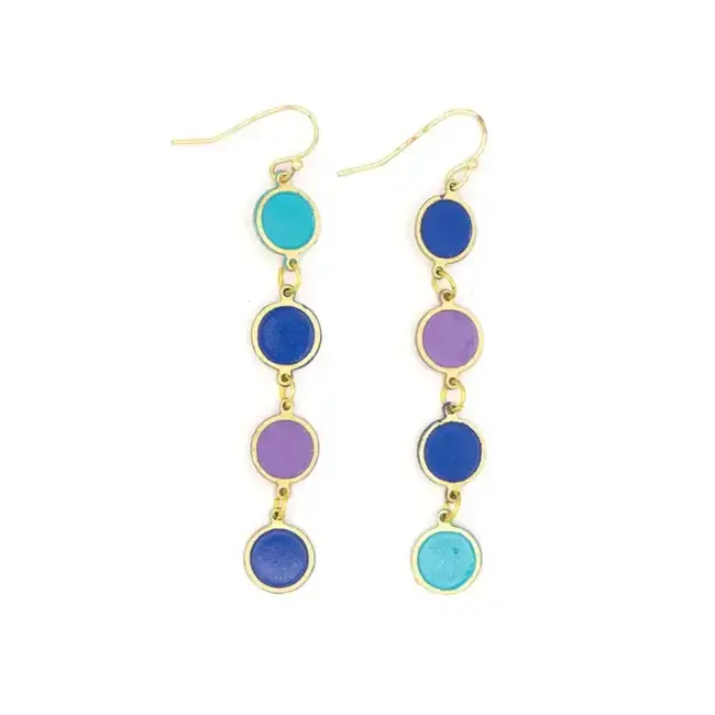 Earrings - Enamel Colour Study