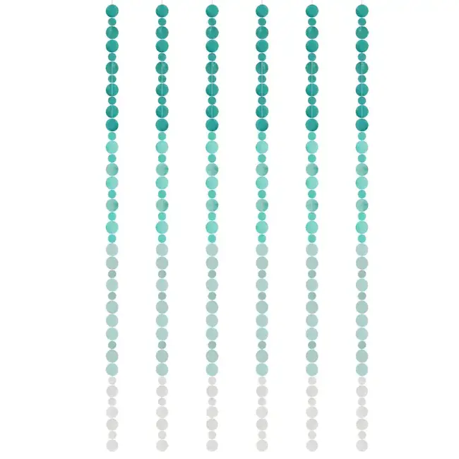 Capiz Chime - Ombre Turquoise