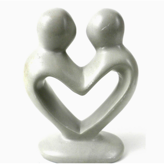 Sculpture  - Soapstone Lover's Heart