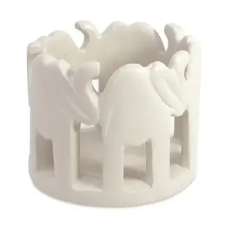 Kenya Sculpture - Soapstone Circle of Elephants