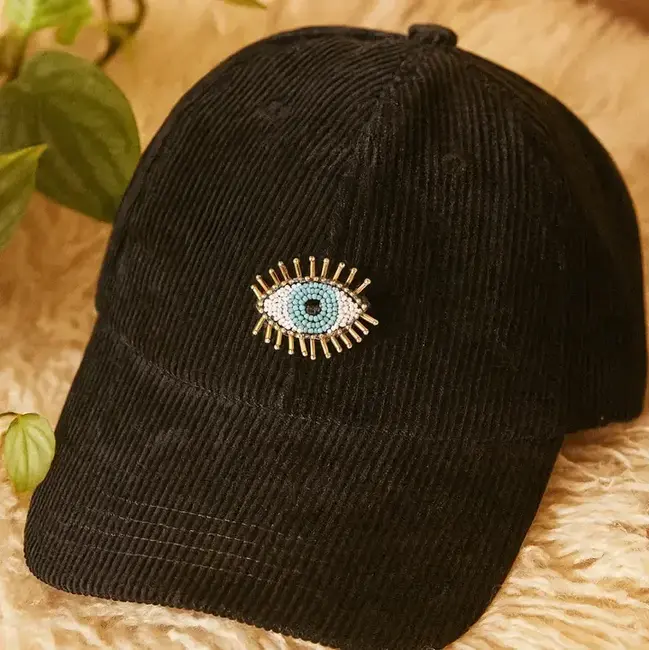 Bala Mani Beaded Brooch Pin -  Evil Eye