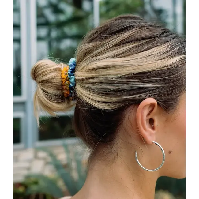 Priya Upcycled Sari Scrunchie/Bracelet - Set of 3