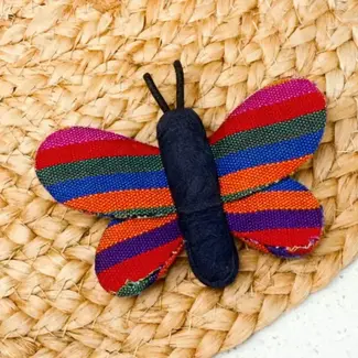 Guatemala Cat Toy - Colourful Butterfly