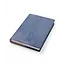 Leather Journal Refillable - Embossed Blue Floral (5x7)