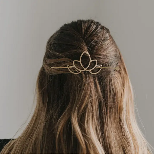 Hair Pin - Kairavini Lotus w/ Stick