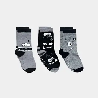 Portugal Q Kids Socks - 3pk Monsters