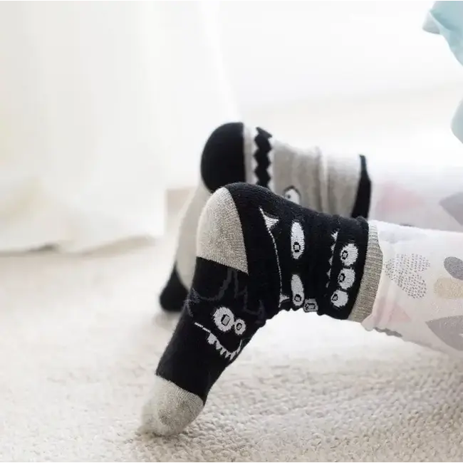 Q Kids Socks - 3pk Monsters