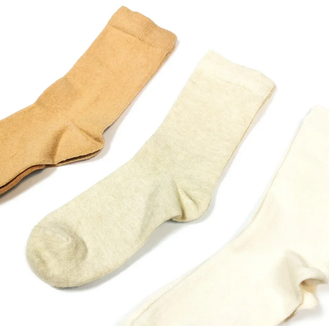 Q Kids Socks - 3pk Undyed