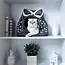 Cat Cave - Felt Grey Owl