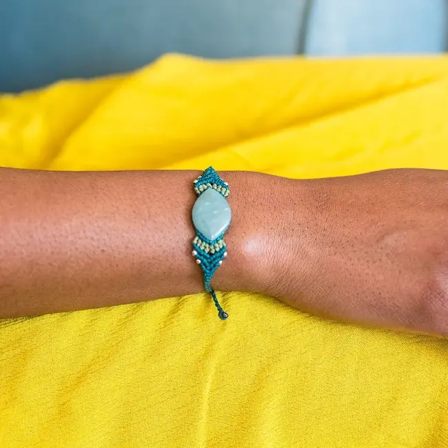 Bracelet - Macrame Jade